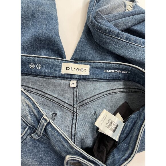 DL1961 Farrow InstaSlim Ankle Jeans in Blue - Picture 4 of 4
